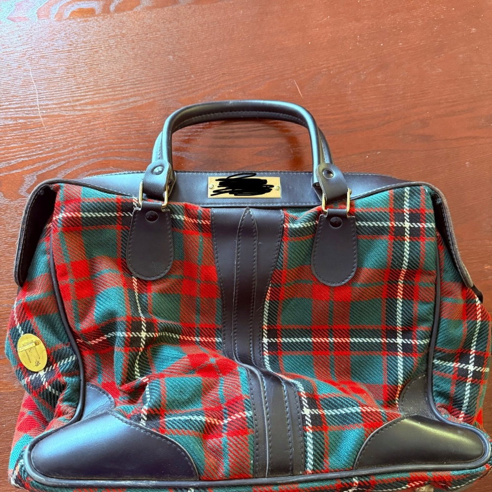 Vintage Tartan Bag